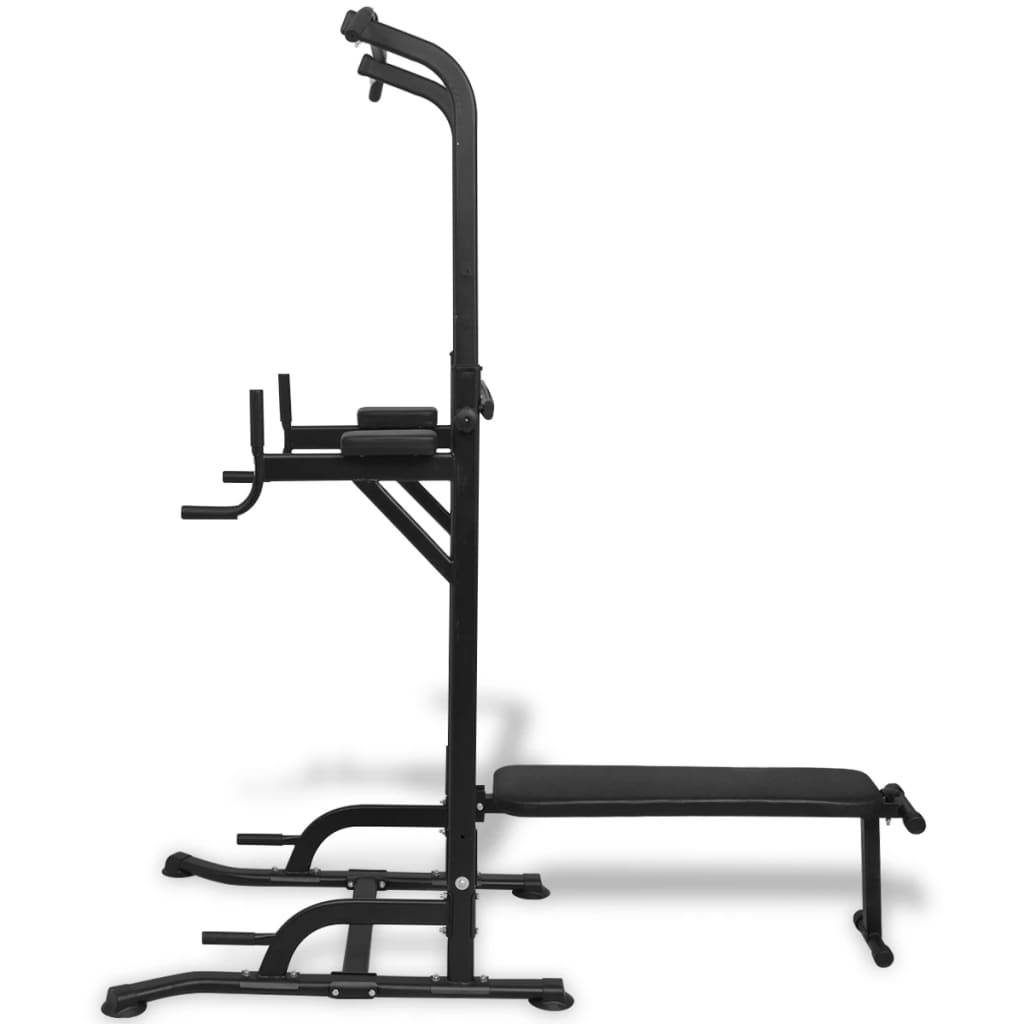 styrketårn med bænk til sit-ups