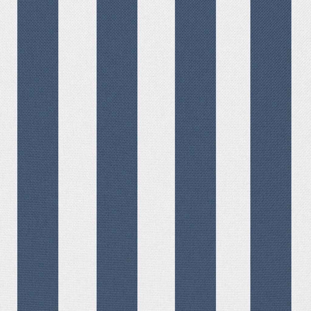 udendørspuder 4 stk. stribeprint 45 x 45 cm marineblå