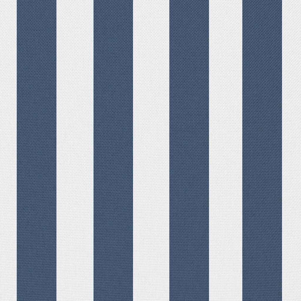 udendørspuder 2 stk. stribeprint 60 x 40 cm marineblå
