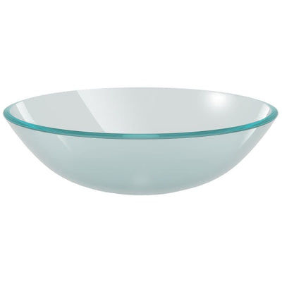 håndvask i hærdet glas 42 cm matteret