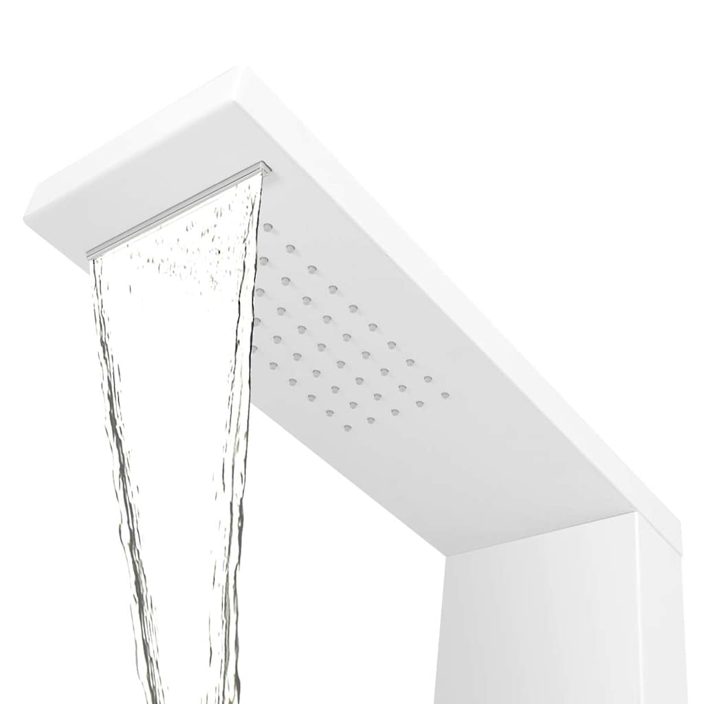 bruserpanelsystem aluminium mat hvid