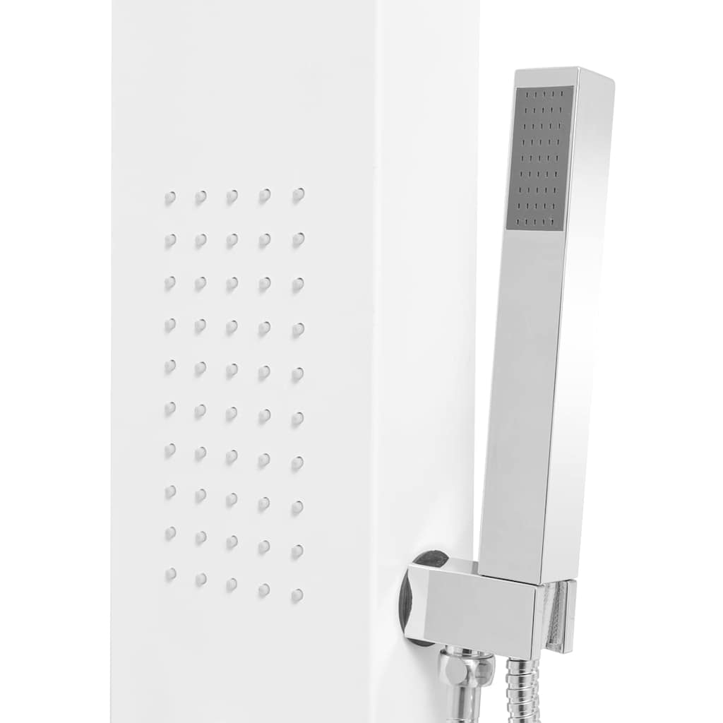 bruserpanelsystem aluminium mat hvid