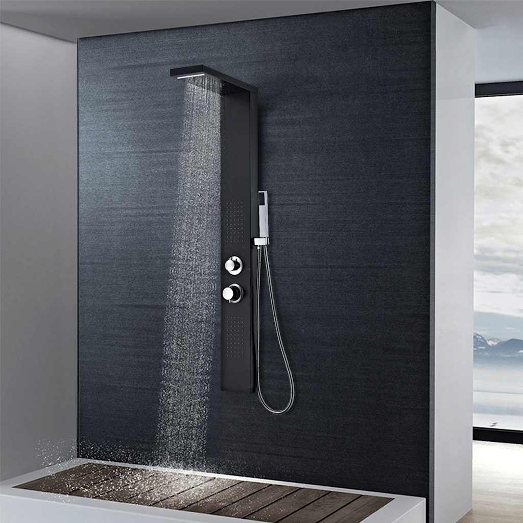 bruserpanelsystem aluminium mat sort