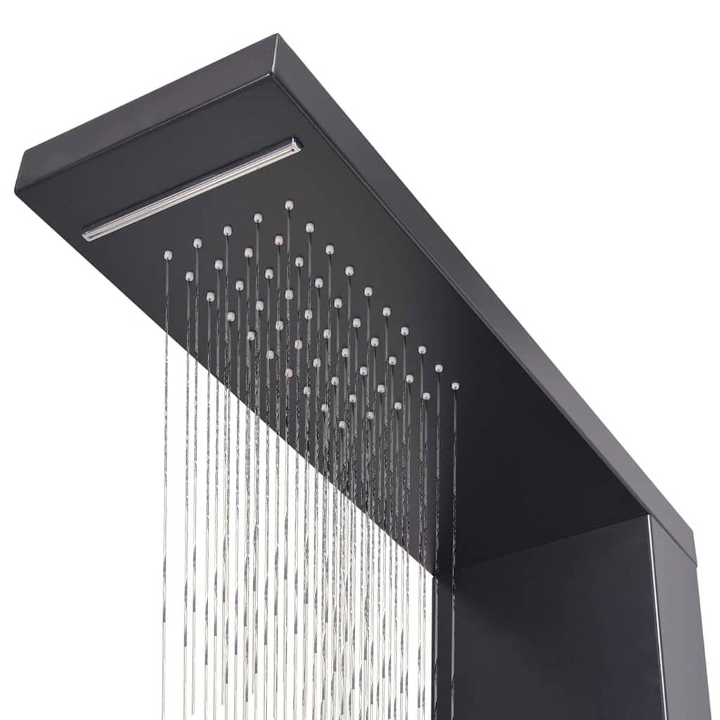 bruserpanelsystem aluminium mat sort
