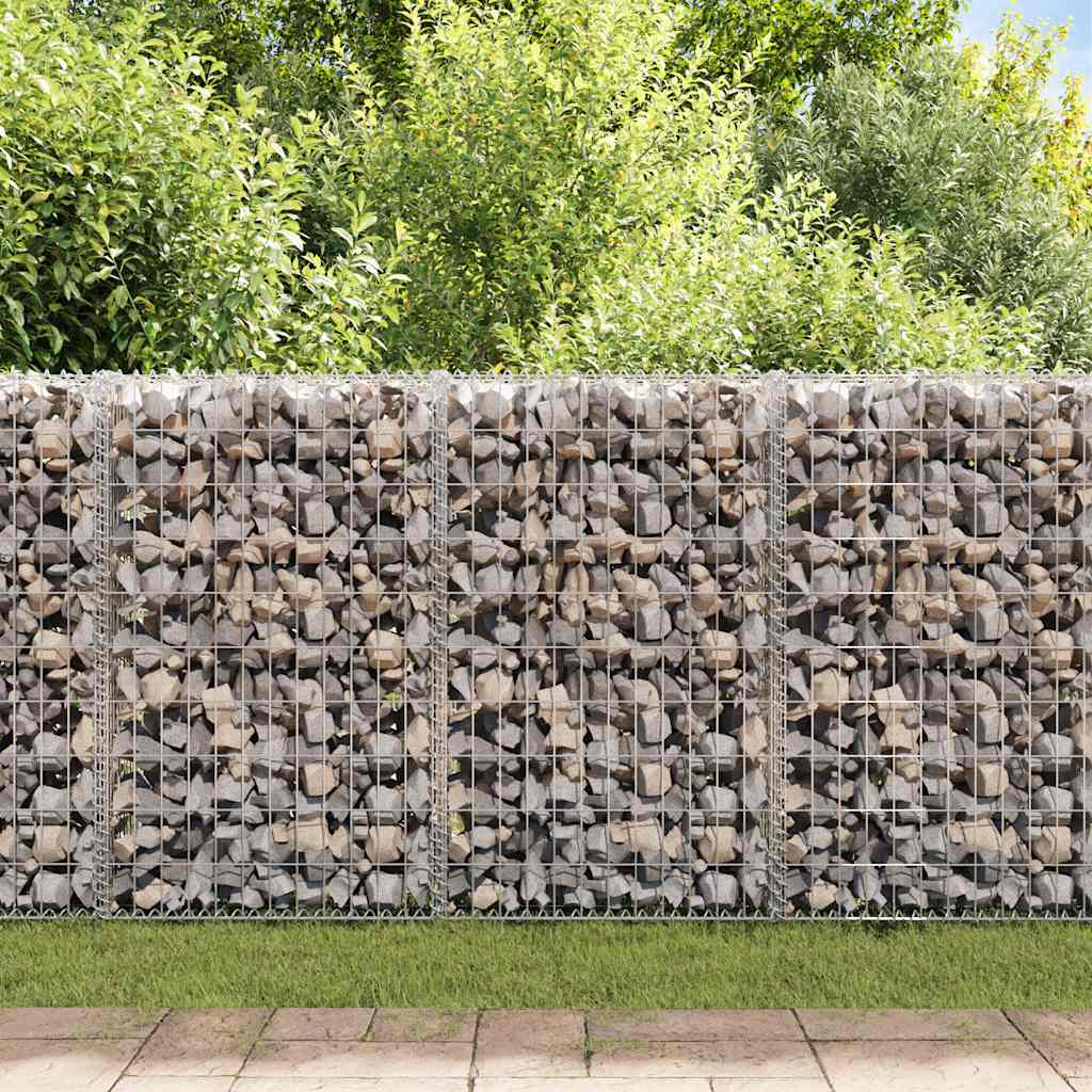 gabionkurv 200 x 30 x 100 cm galvaniseret stål