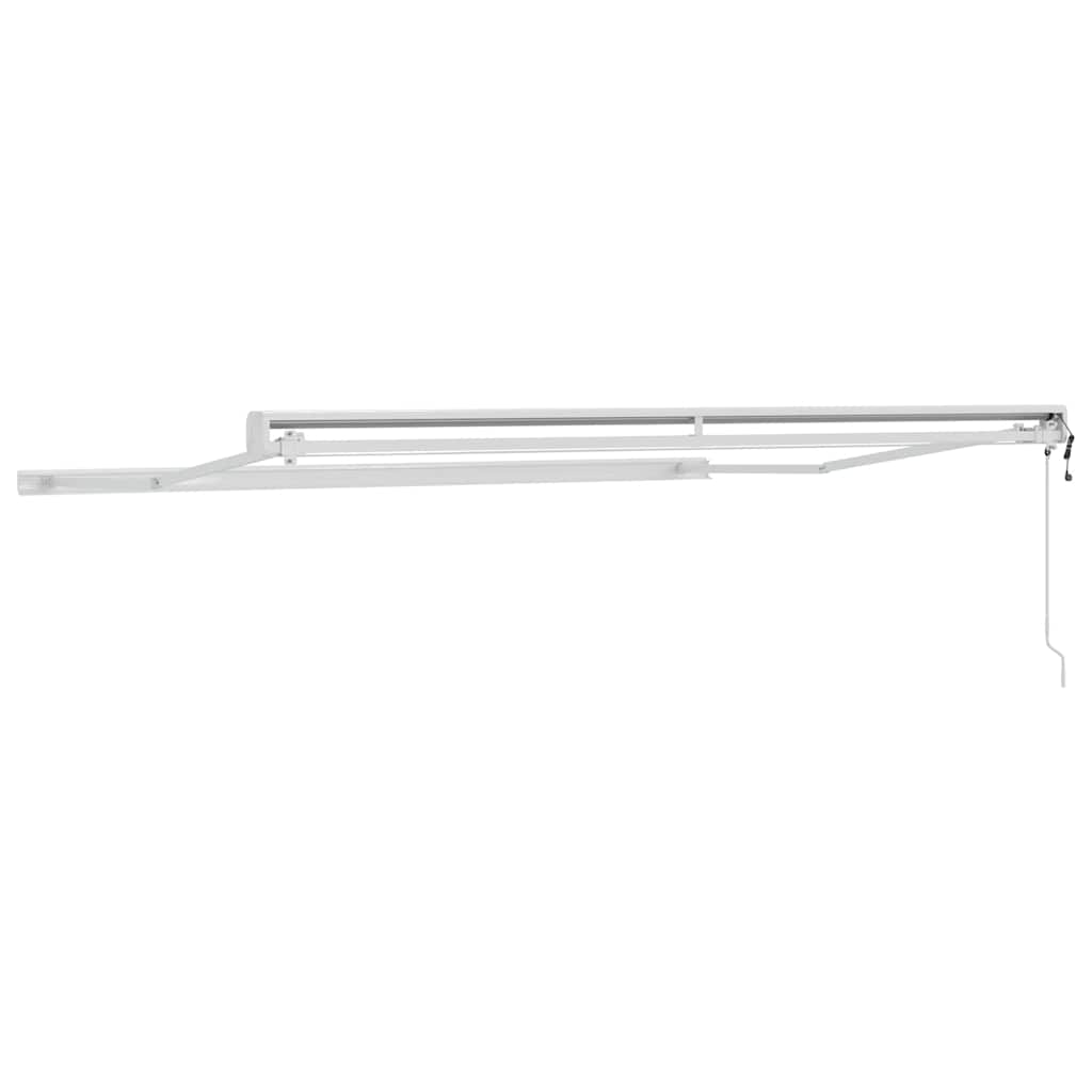 Markiseramme Hvid 350 x 250 cm Aluminium
