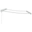 Markiseramme Hvid 350 x 250 cm Aluminium