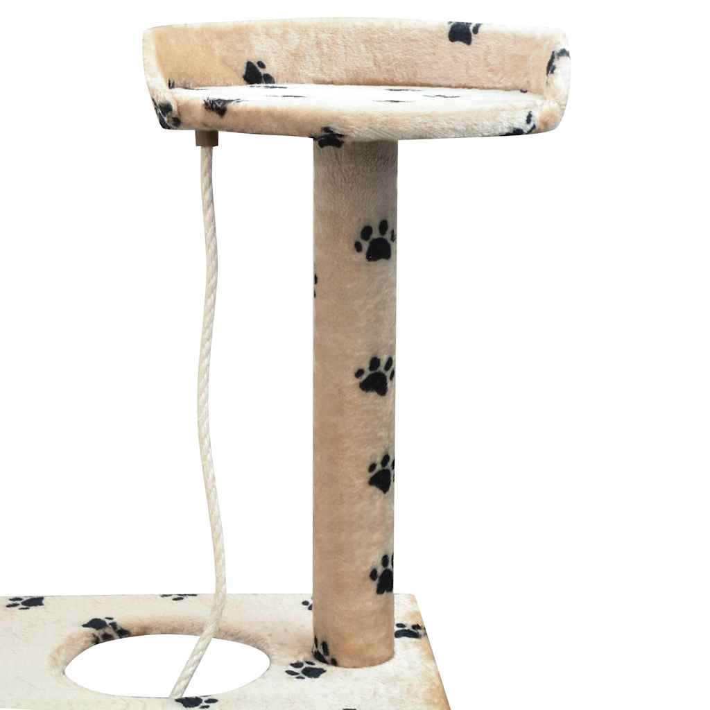 kradsetræ med sisal til katte 150 cm poteprint beige
