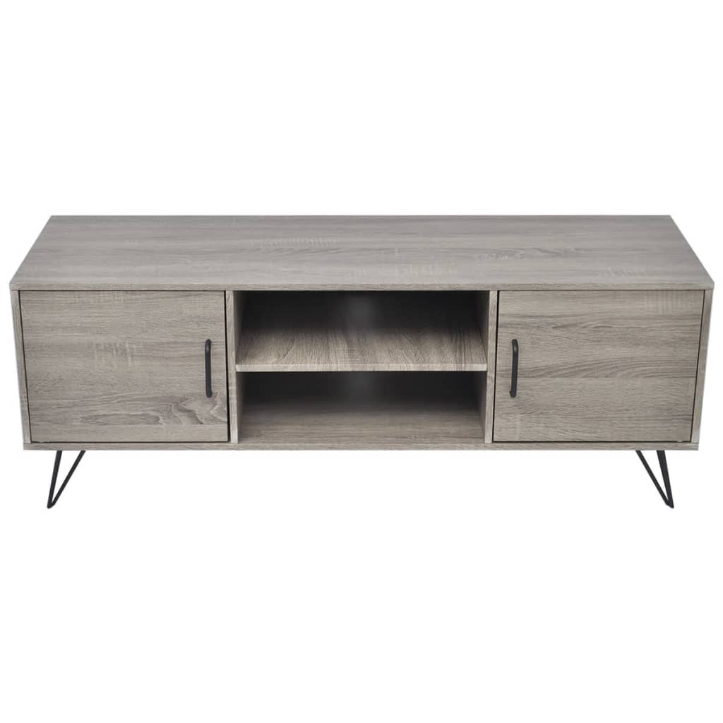 tv-bord 120x40x45 cm grå