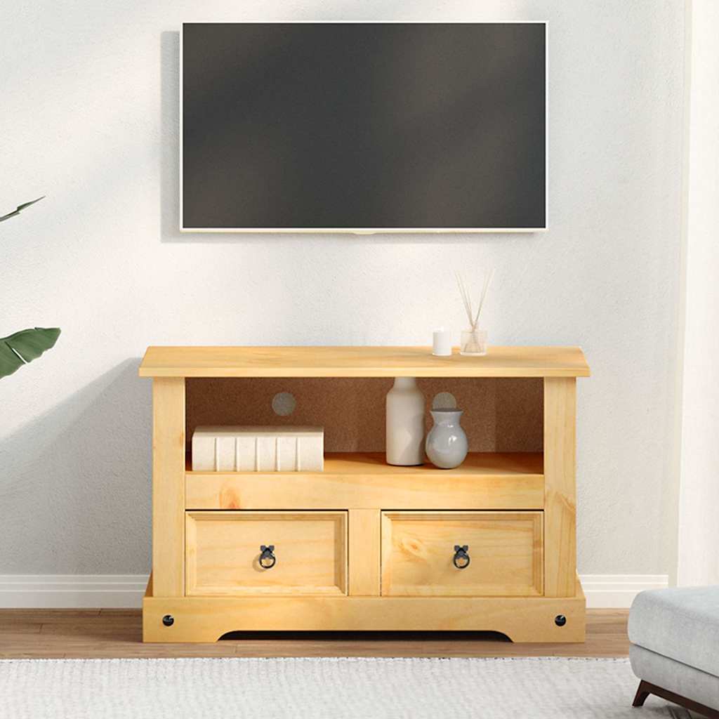 tv-møbel Corona-serien 91x43x56 cm mexicansk fyrretræ
