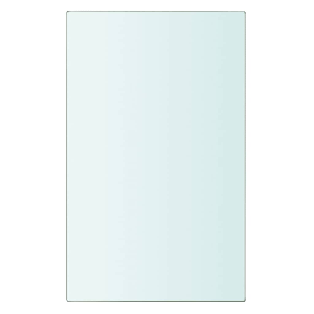 hylde glaspanel klar 20x12 cm