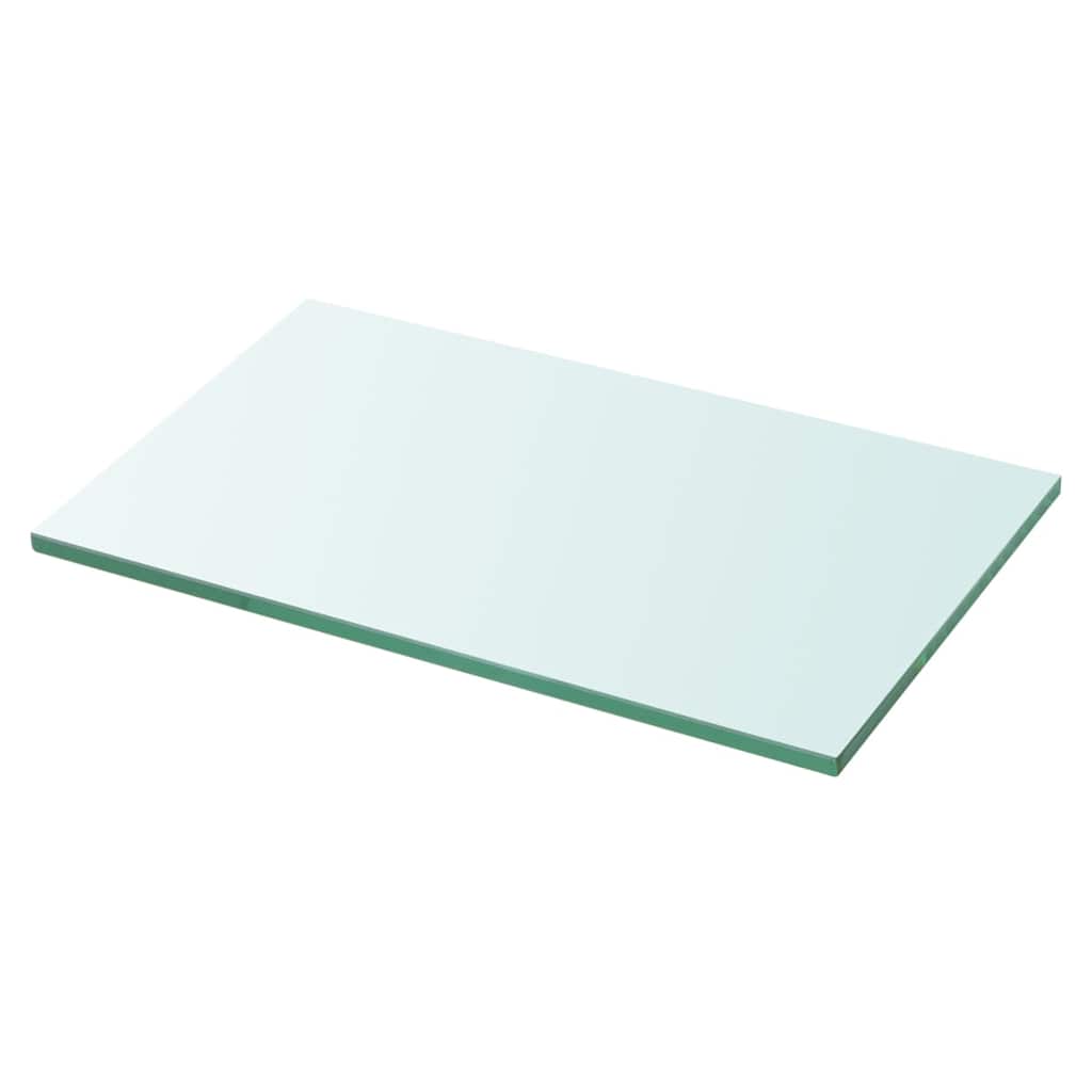 hylde glaspanel klar 30x15 cm