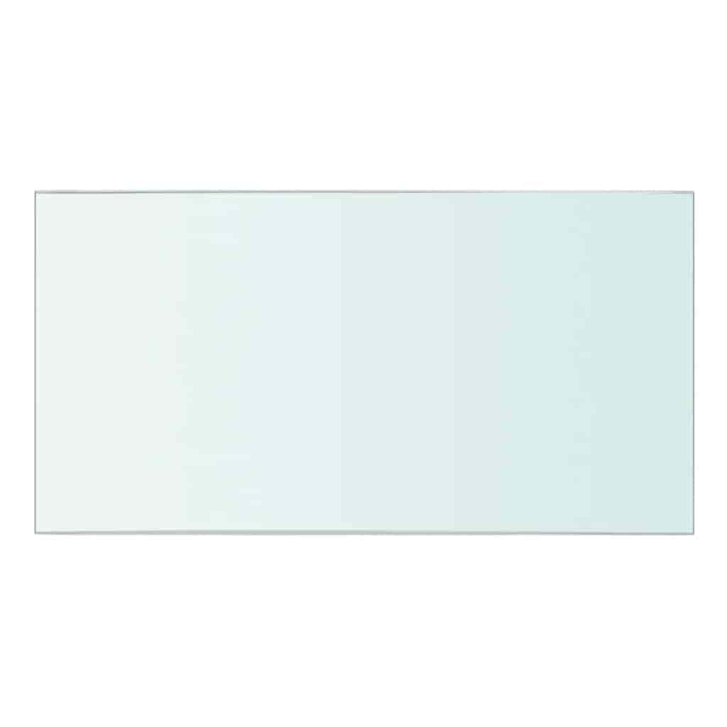 hylde glaspanel klar 30x15 cm