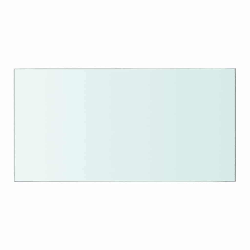 hylde glaspanel klar 40x20 cm