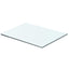 hylde glaspanel klar 40x25 cm