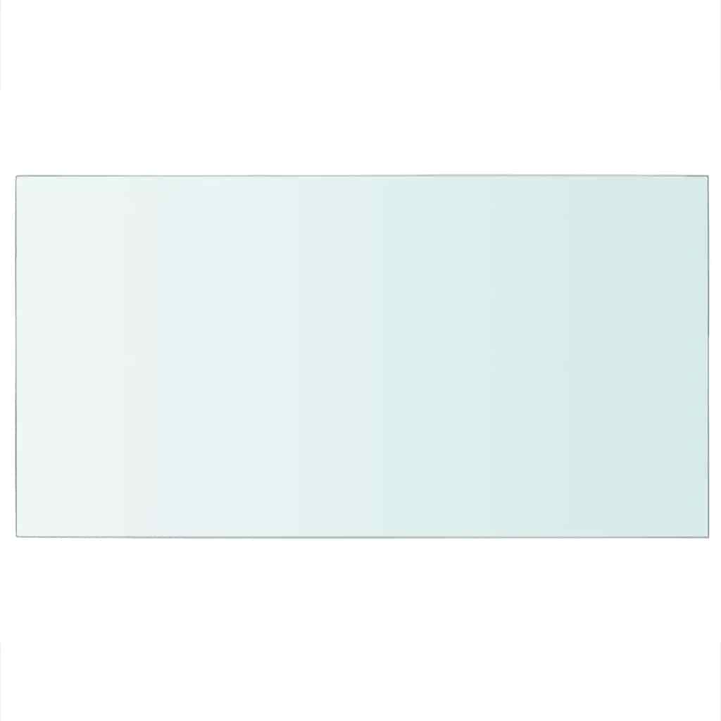 hylde glaspanel klar 40x25 cm