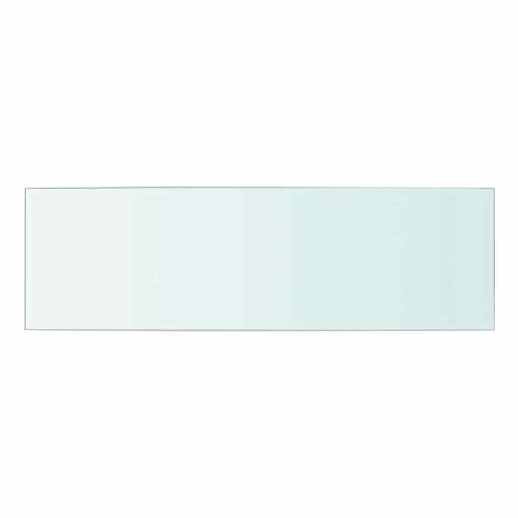 hylde glaspanel klar 50x15 cm