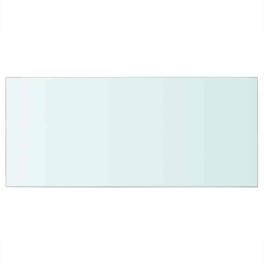 hylde glaspanel klar 50x25 cm