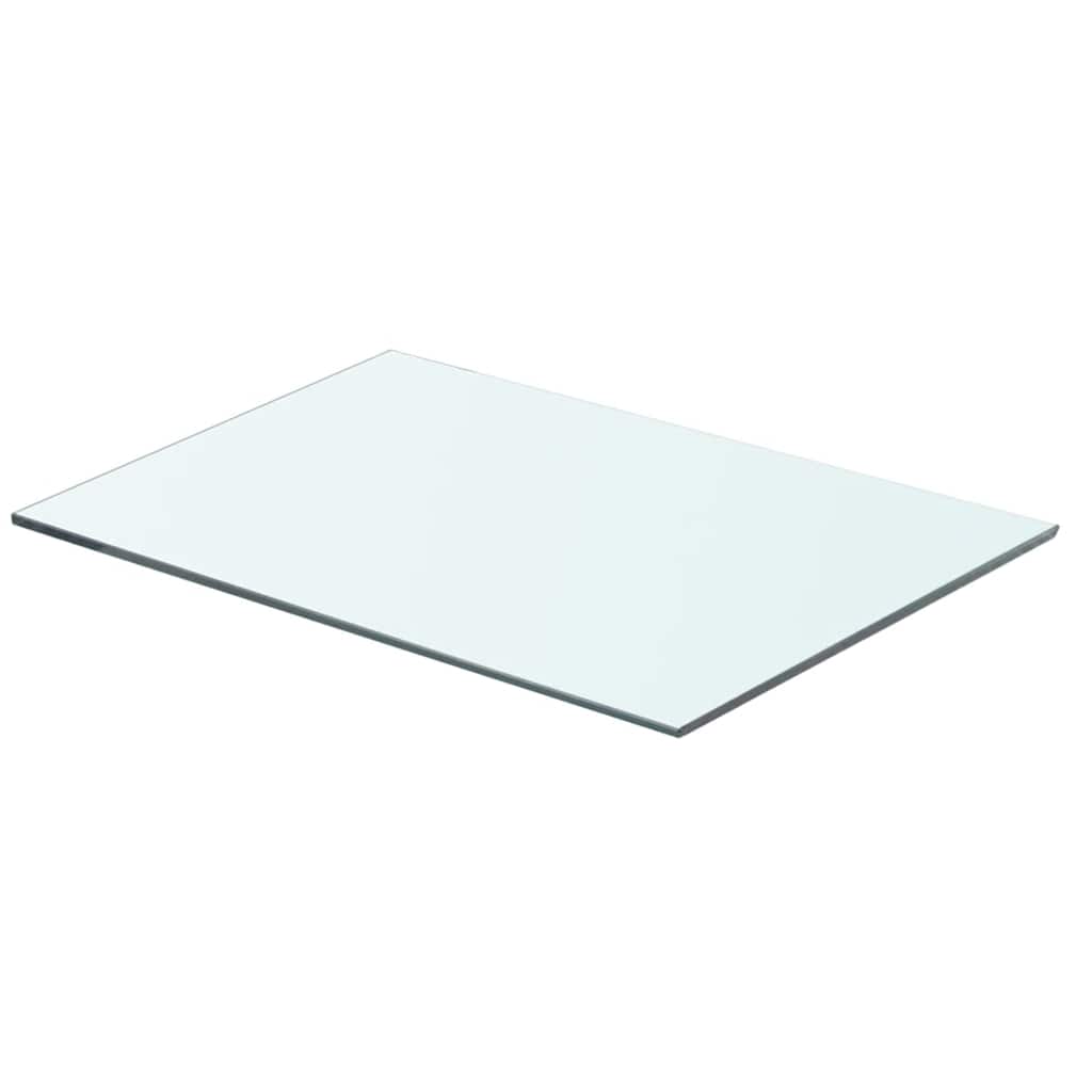 hylde glaspanel klar 50x30 cm