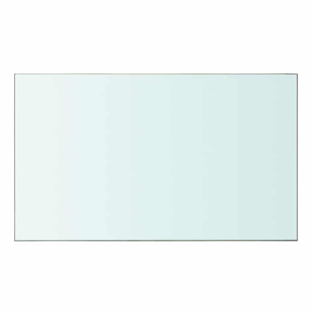 hylde glaspanel klar 50x30 cm
