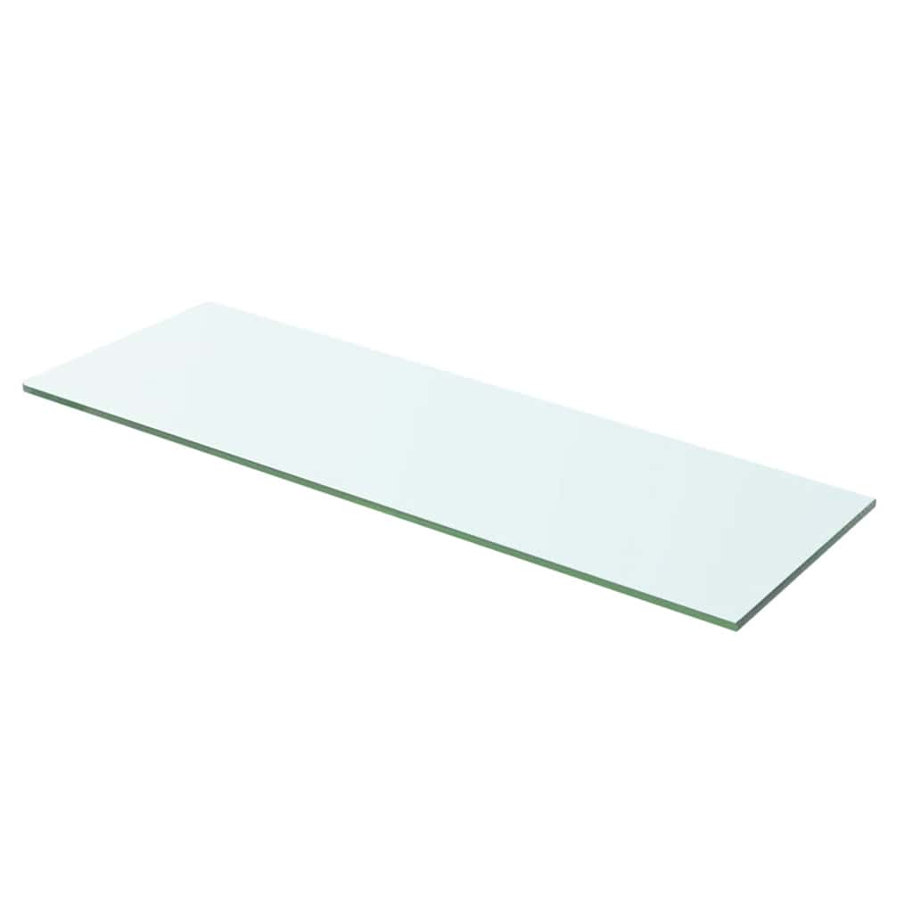hylde glaspanel klar 60x15 cm