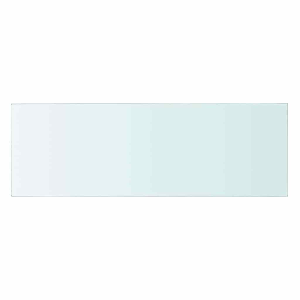 hylde glaspanel klar 60x20 cm