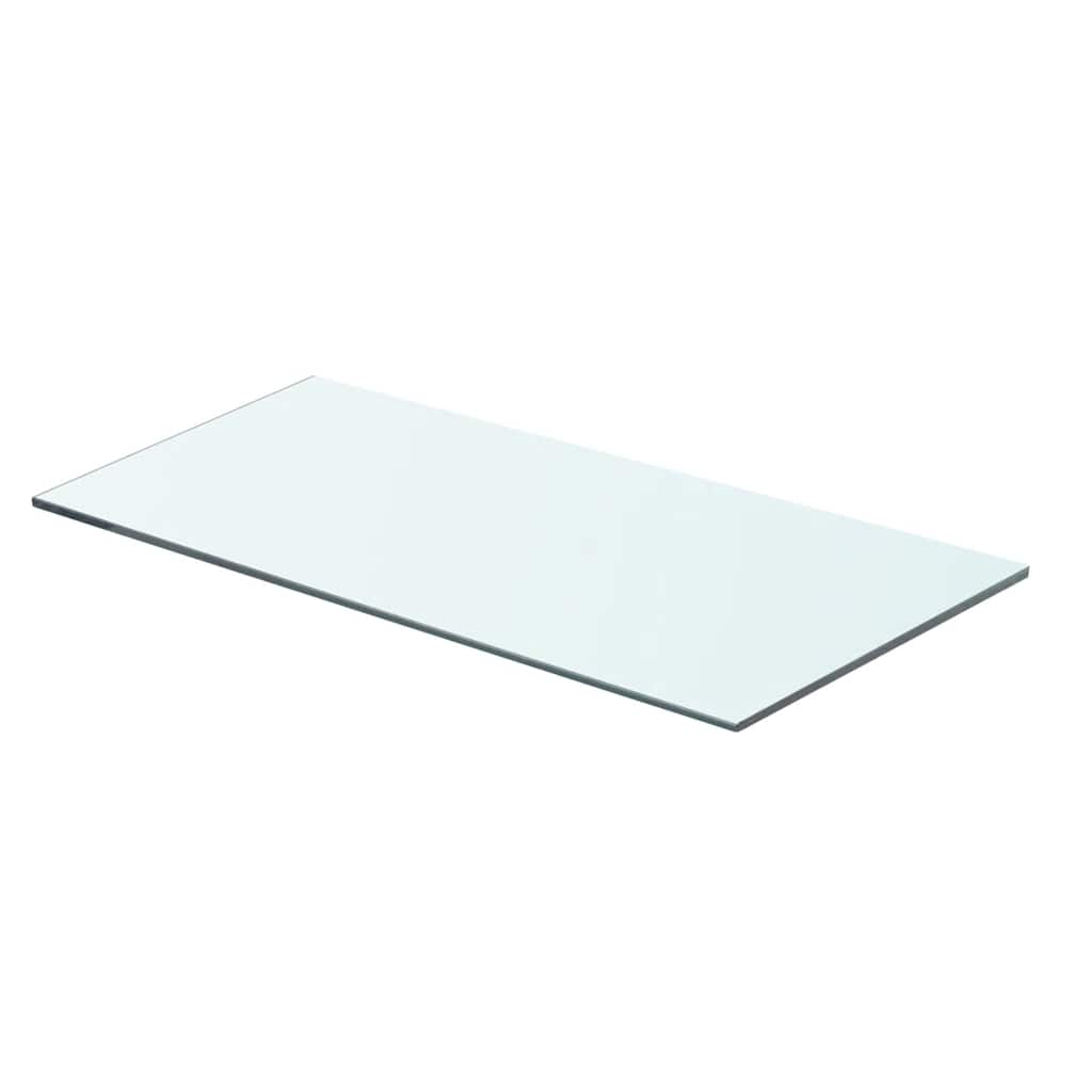 hylde glaspanel klar 60x25 cm