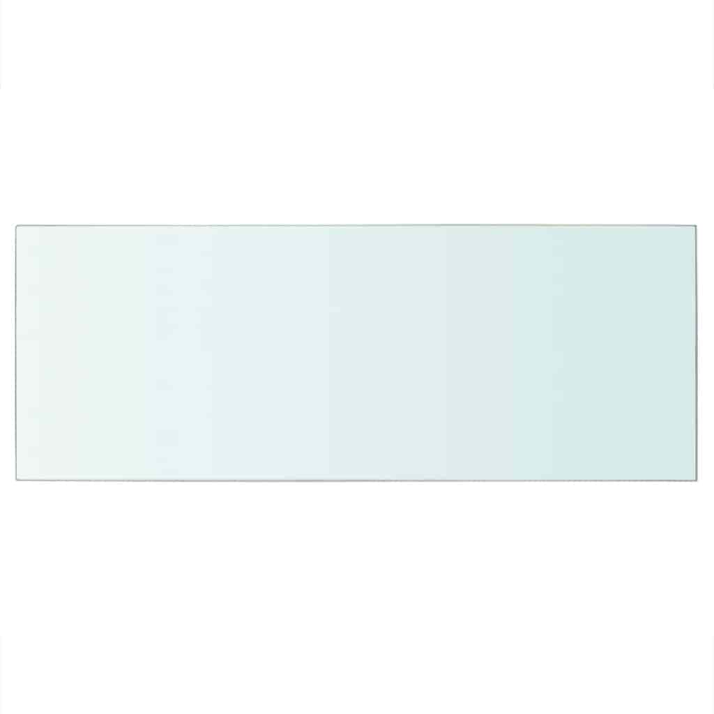 hylde glaspanel klar 60x25 cm
