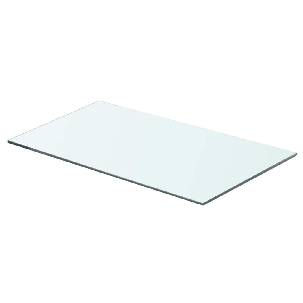 hylde glaspanel klar 60x30 cm