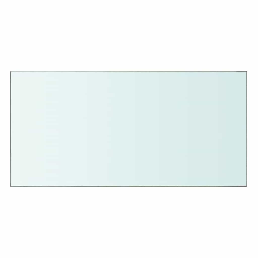 hylde glaspanel klar 60x30 cm