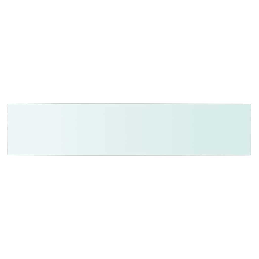 hylde glaspanel klar 70x15 cm