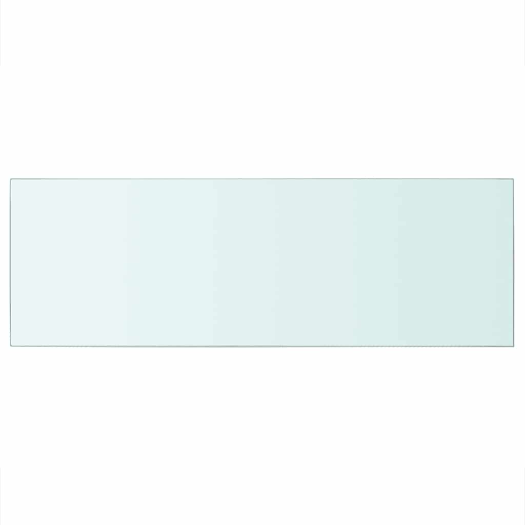 hylde glaspanel klar 70x25 cm