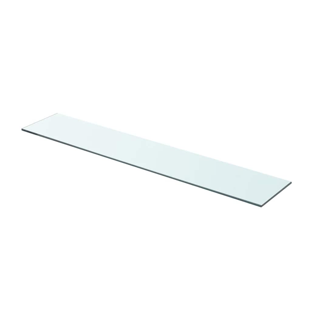 hylde glaspanel klar 80x15 cm