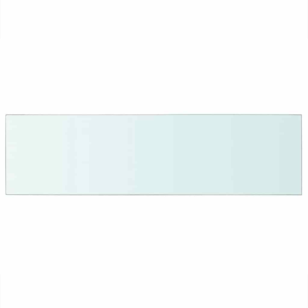 hylde glaspanel klar 90x25 cm