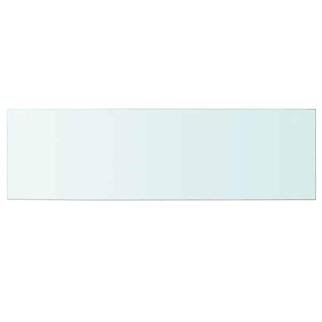 hylde glaspanel klar 100x30 cm