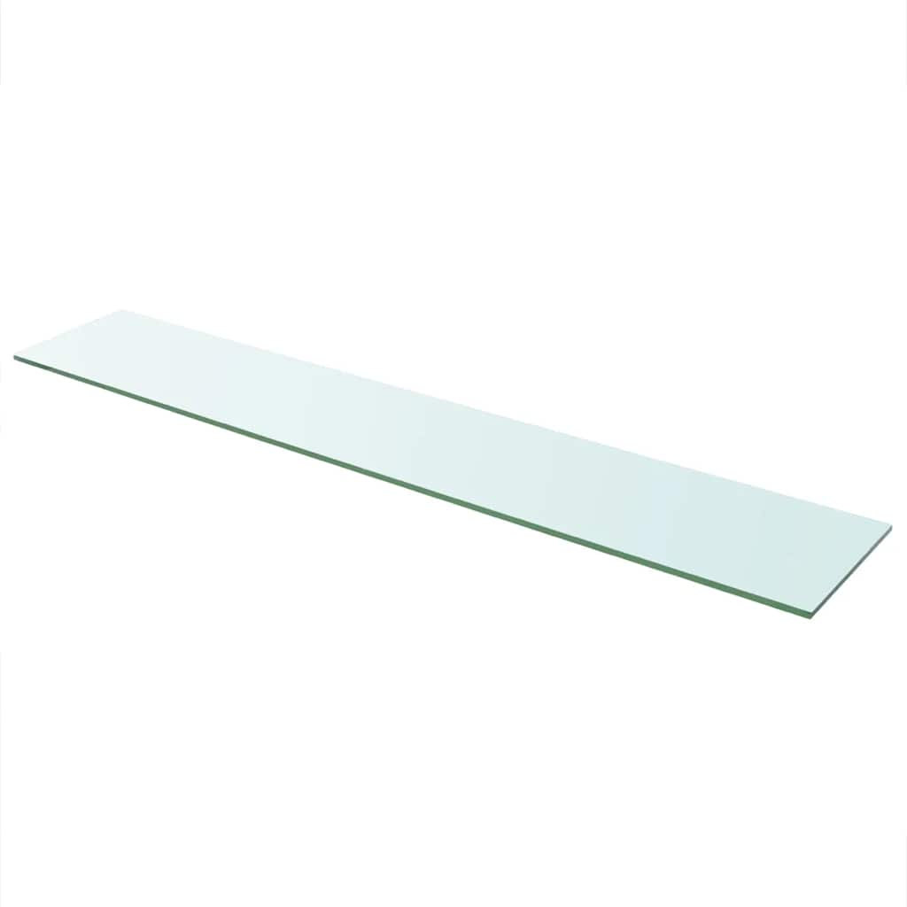 hylde glaspanel klar 110x20 cm