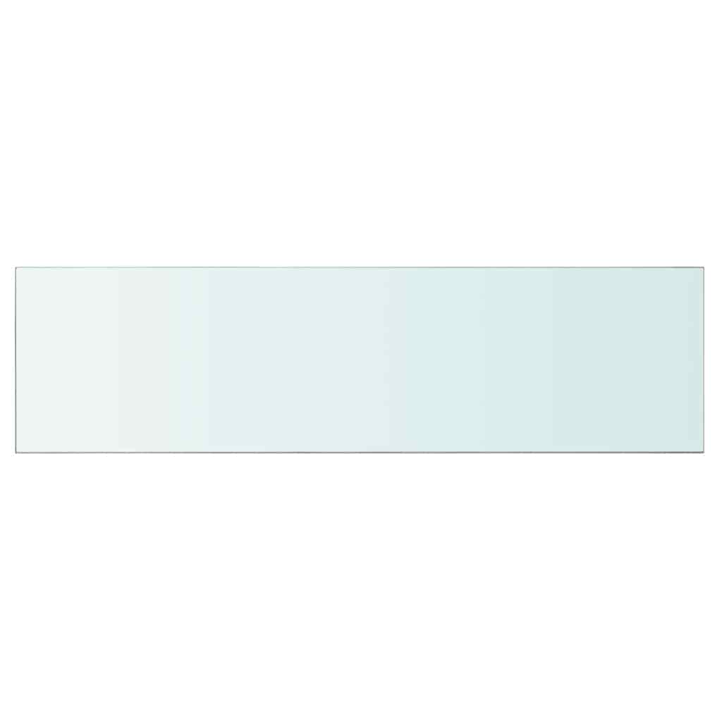 hylde glaspanel klar 110x30 cm