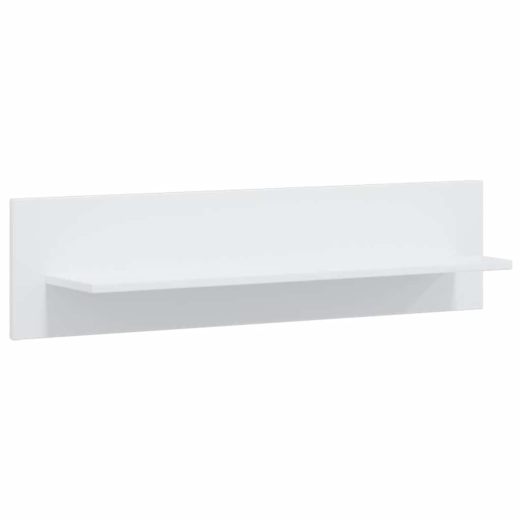 skabssæt med tv-skab og LED-lys 5 dele sort