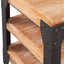 TV-bord massivt akacietræ 140x40x45 cm