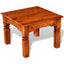 sofabord 60x60x45 cm massivt træ