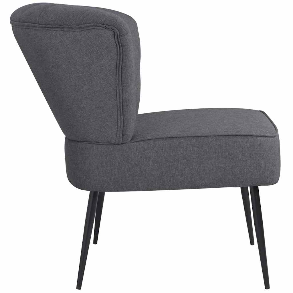cocktailstol stof mørkegrå
