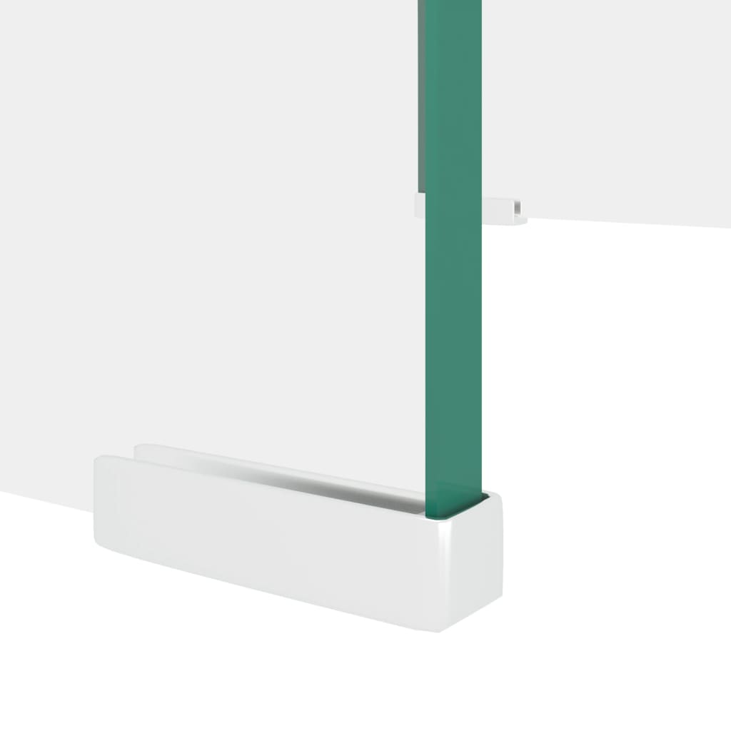 TV-bord/monitorstander klar glas 40x25x11 cm