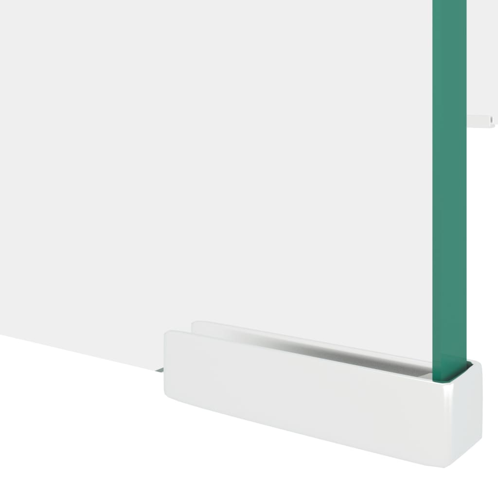 TV-stander/monitorstand klart glas 70x30x13 cm
