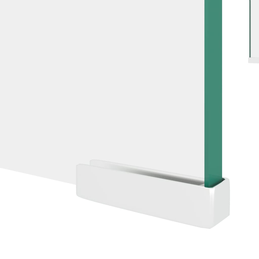 TV-bord/monitorstand i klart glas 80x30x13 cm