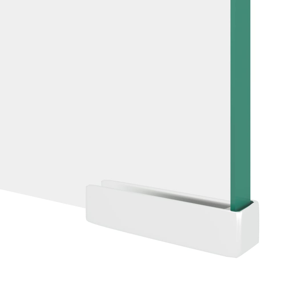 TV-stander/monitorstand klart glas 90x30x13 cm