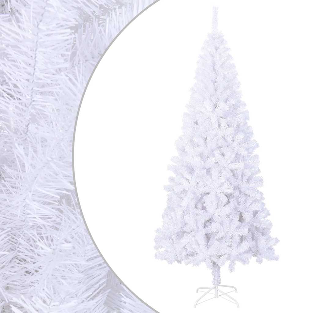 kunstigt juletræ L 240 cm hvid