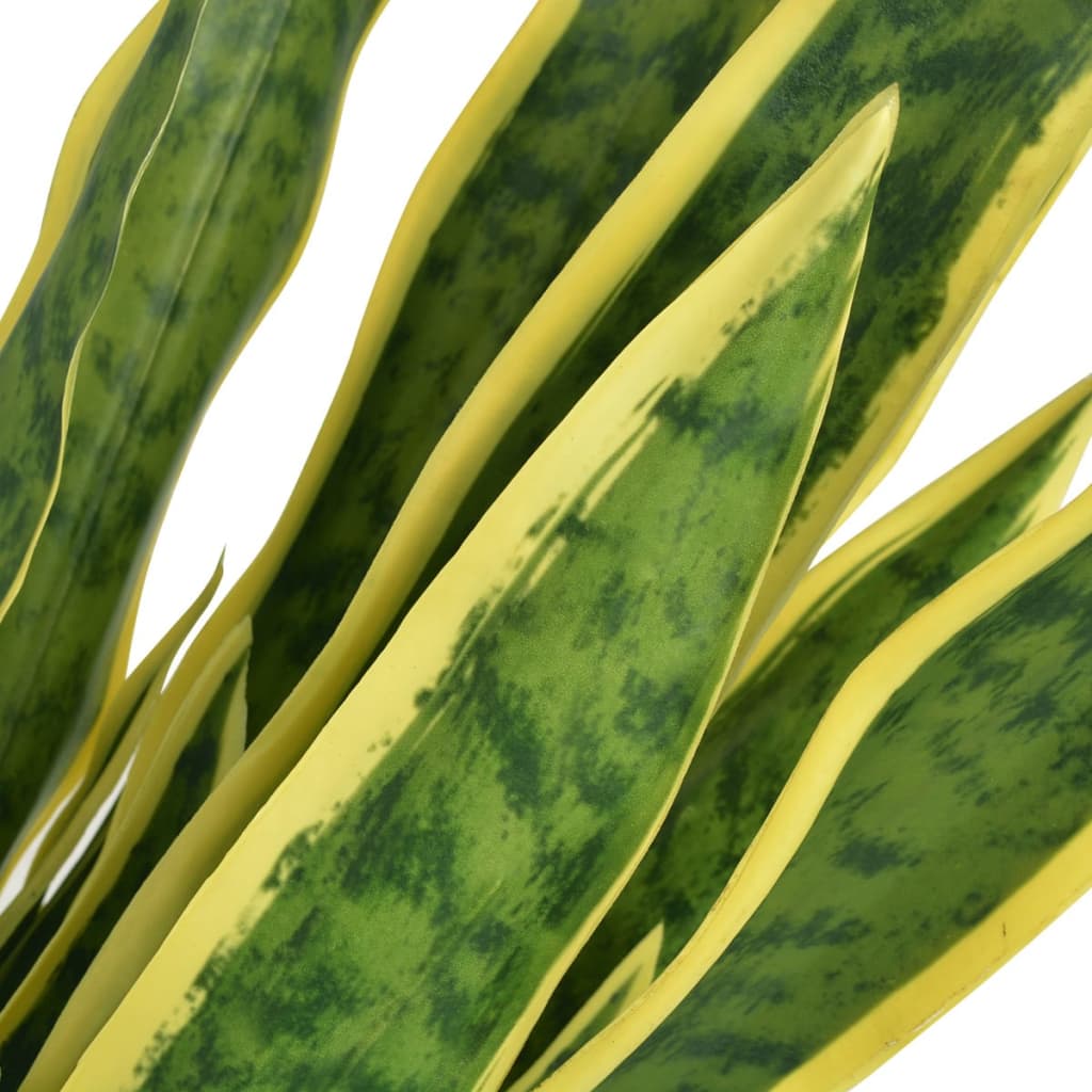kunstig sansevieria-plante med urtepotte 65 cm grøn