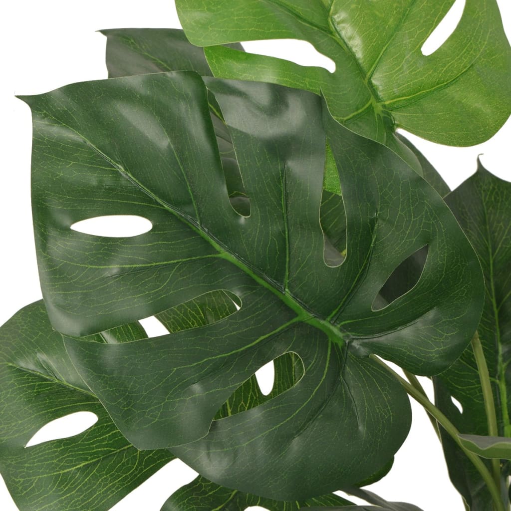 kunstig monstera-plante med potte 45 cm grøn