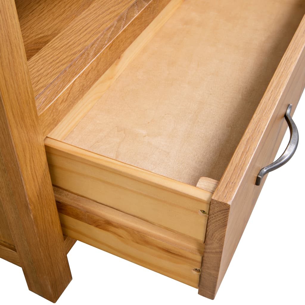 tv-skab 90x35x48 cm massivt egetræ