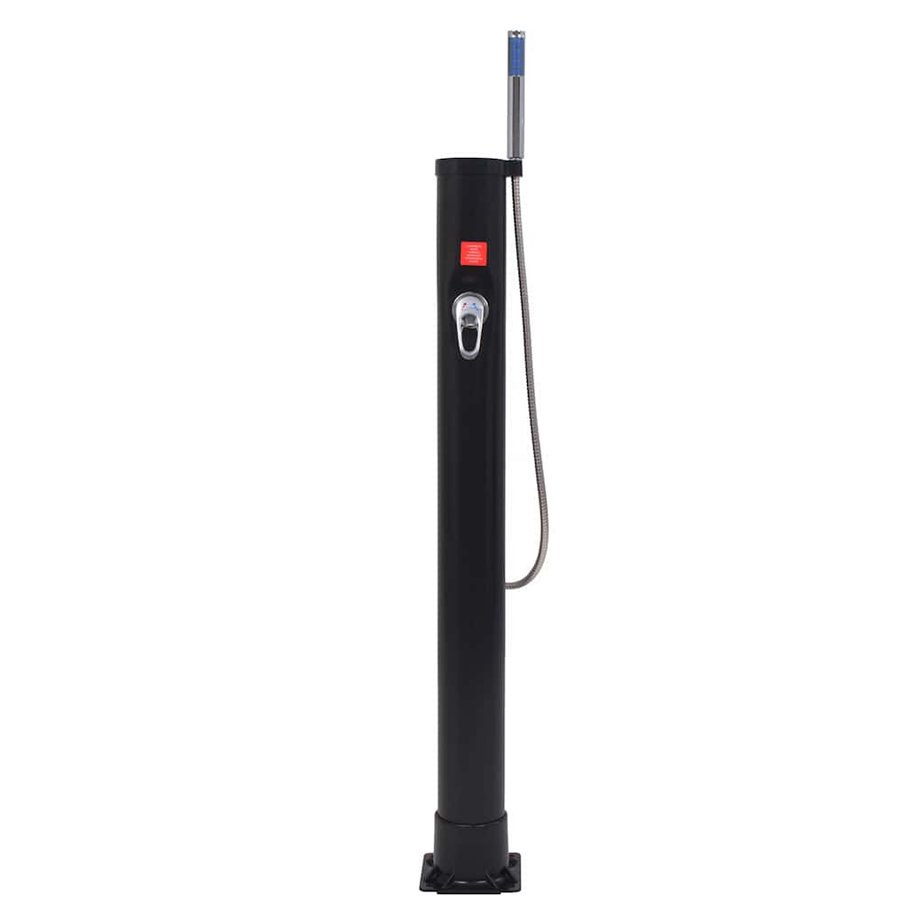 solopvarmet bruser 8 l PVC stål
